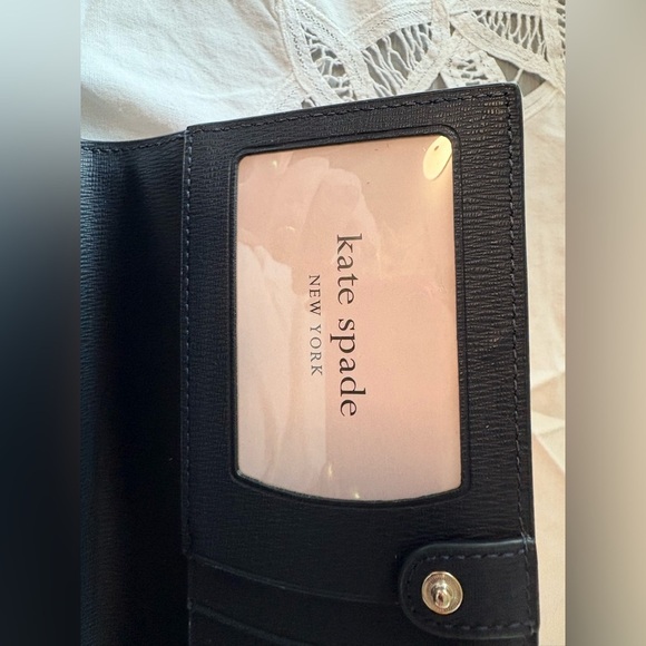 Kate Spade Fuchsia and Black Wristlet - Picture 3 of 5